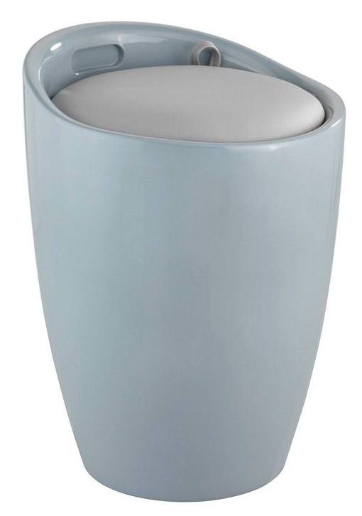 25625100_candy-badhocker-grey-2 CANDY grey Badhocker & Wäschekorb, 20 l