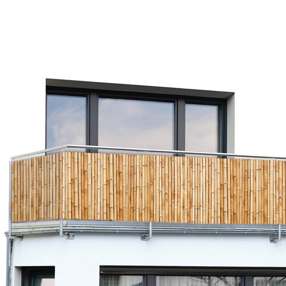 BAMBUS Balkon-Sichtschutz, 85x500 cm