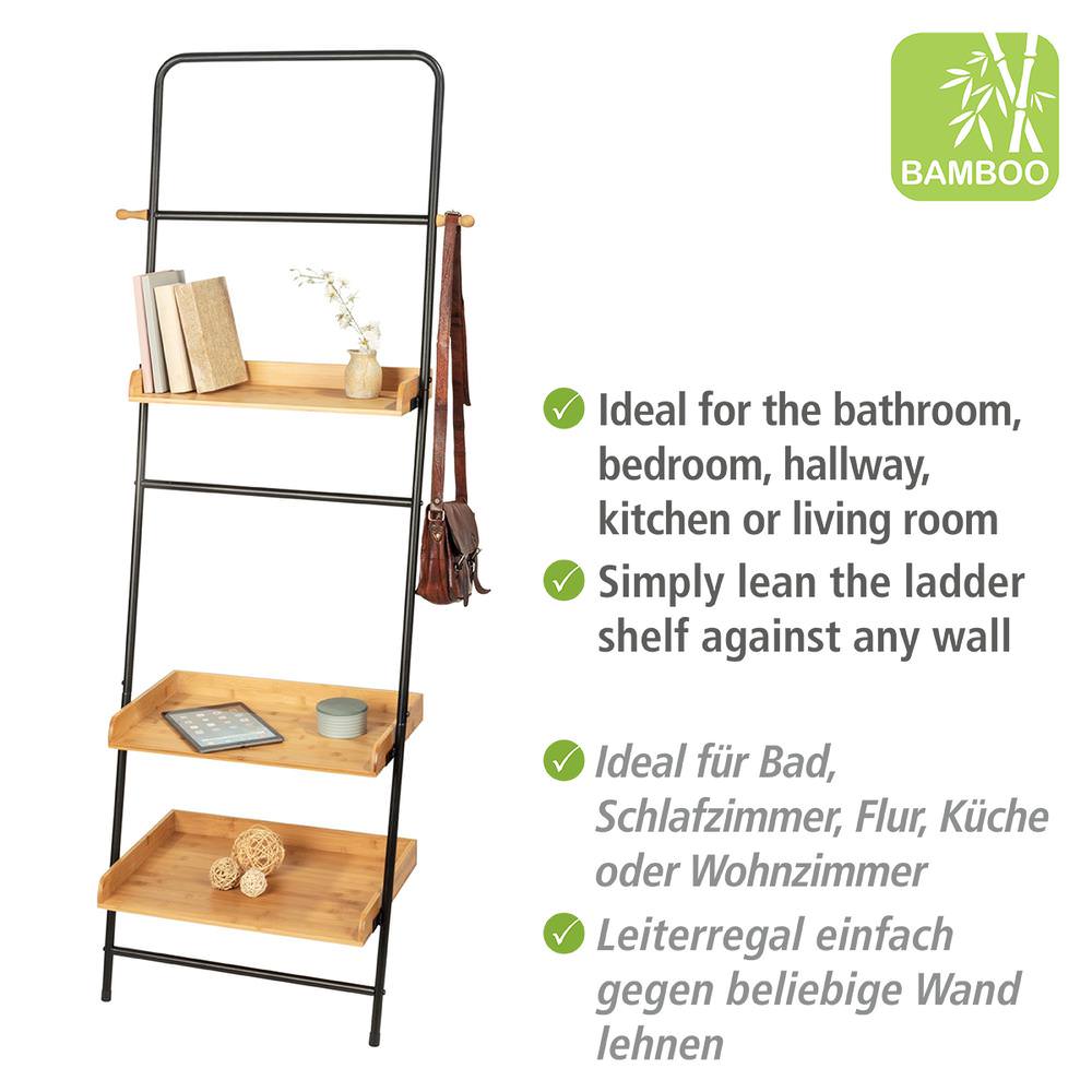 50706100-standregal-loft3 LOFT Standregal mit 3 Ablagen aus Bambus
